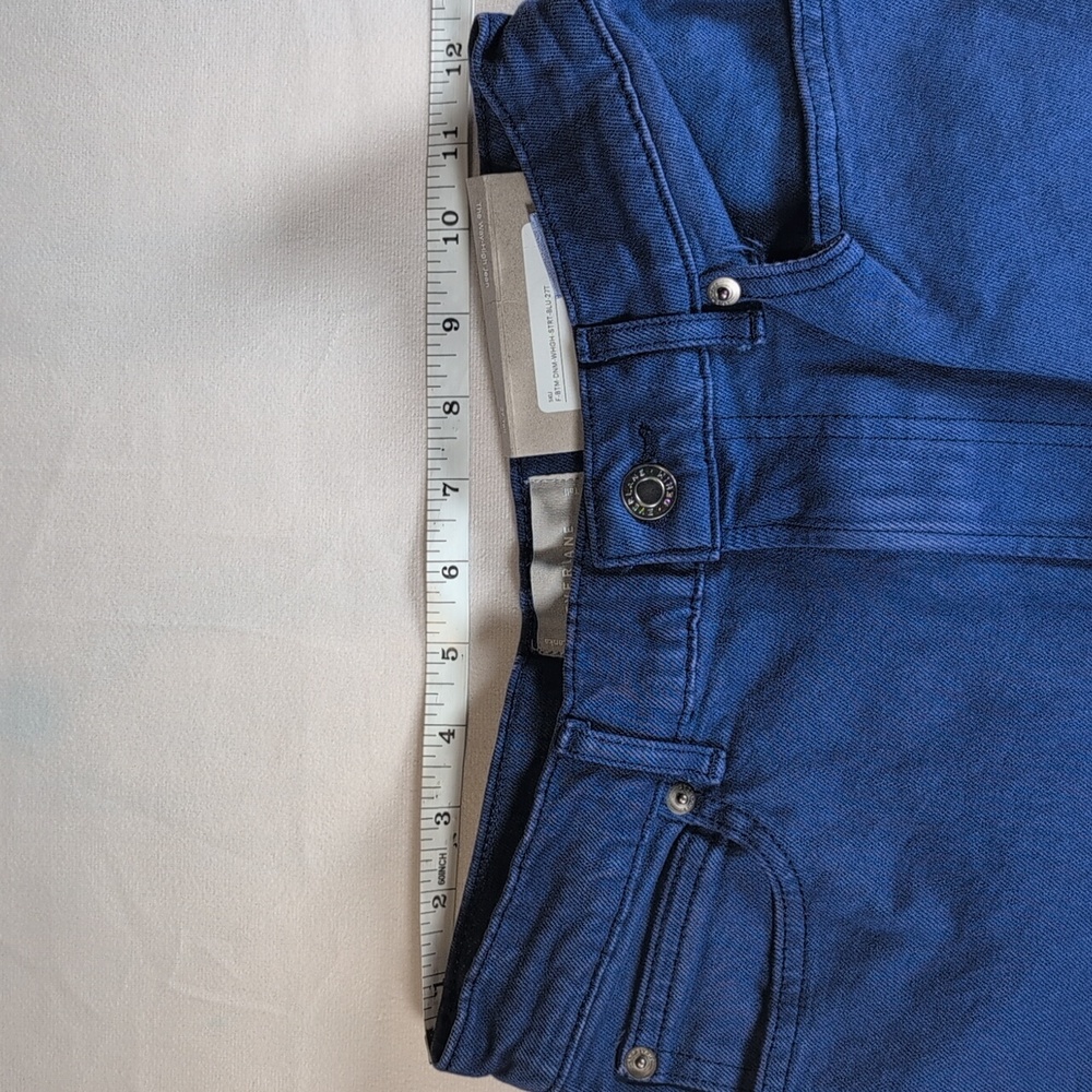 Everlane The Way-High Jean Straight Blue Dyed 27 Tall - Picture 4 of 12
